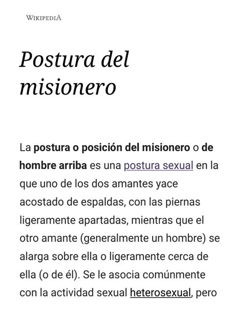 posición misionero|Todo sobre la postura del misionero, el gran clásico del sexo